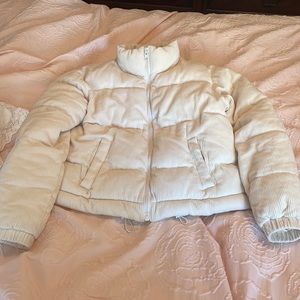 Limited edition corduroy puffer, forever 21 size small